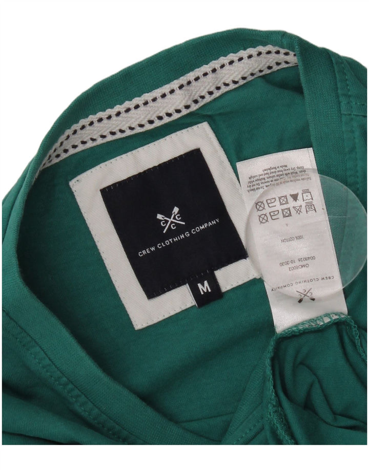 Crew Clothing Camiseta para hombre Top Algodón verde medio