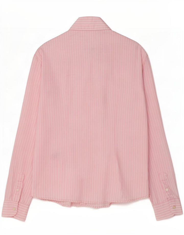 Camisa Massimo Dutti Mujer EU 42 Grande Rosa Rayas Algodón