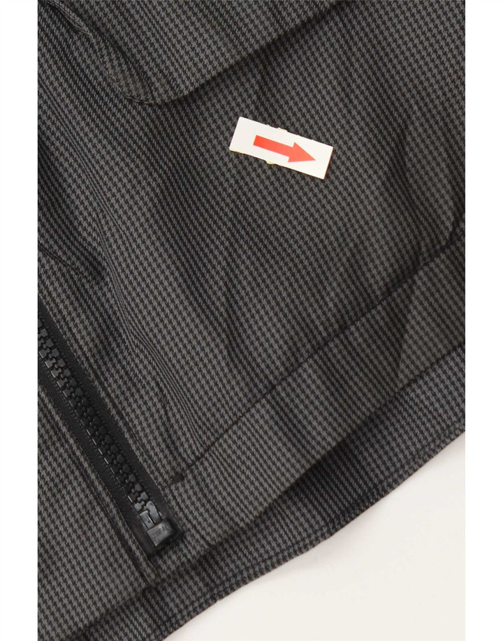 Dkny Chaqueta utilitaria para hombre Reino Unido 40 Poliéster de pata de gallo gris grande