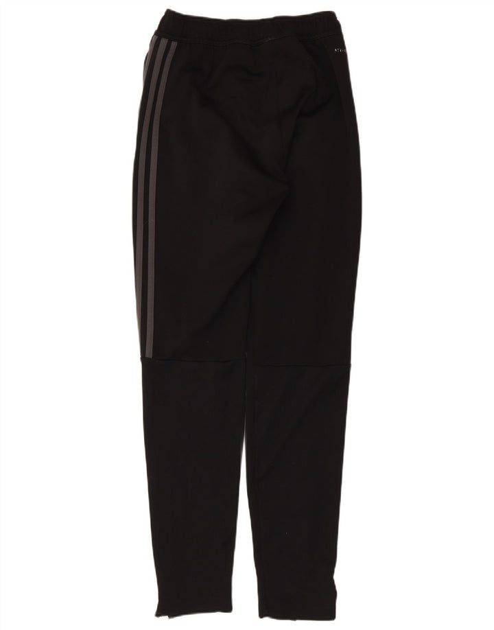 Adidas Mujer Climalite Chándal Pantalones UK 4 XS Negro Poliéster