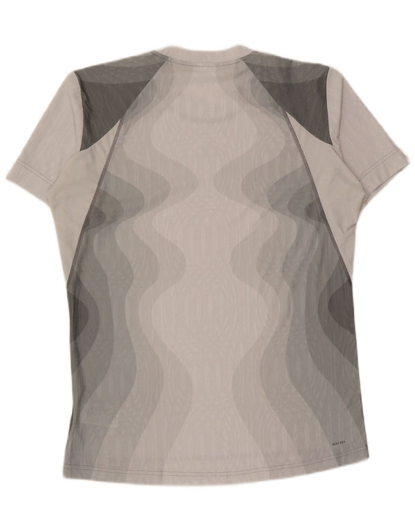 Adidas Hombre Aeroready Graphic Camiseta Top Grande Gris Tie Dye Poliéster
