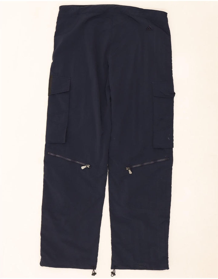 ADIDAS Pantalón Cargo Recto Hombre Pequeño Nylon Azul Marino