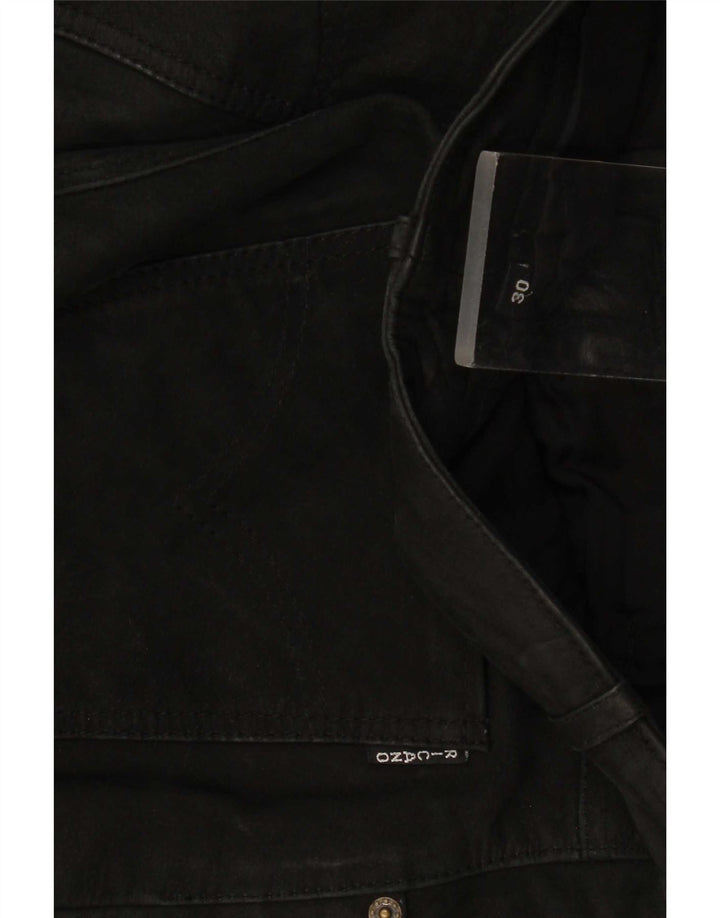 Ricano Pantalones De Cuero Para Hombre W30 L32 Negro