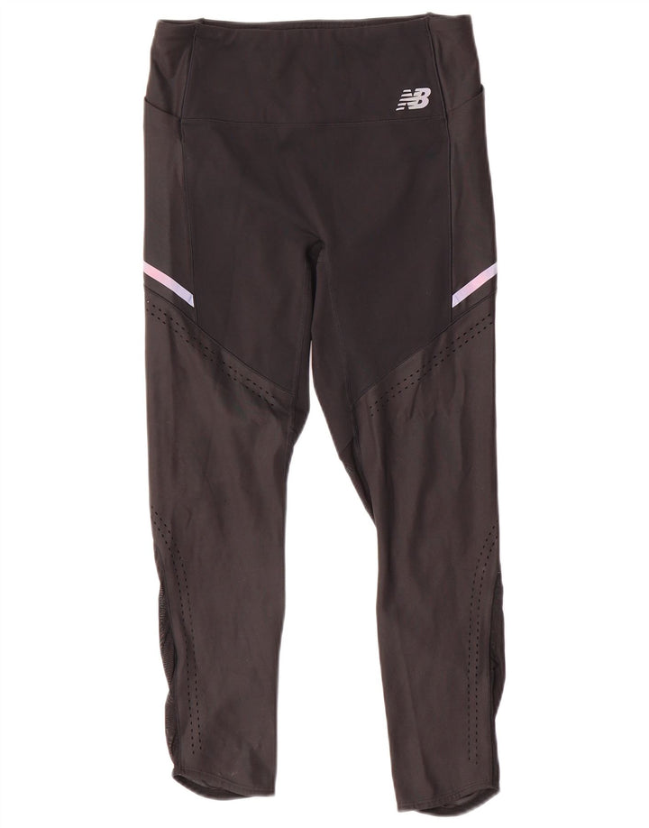 New Balance Leggings para mujer UK 12 Mediano Negro Poliéster