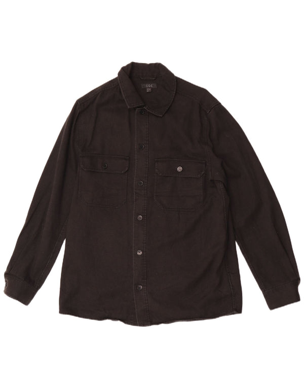 Camisa vaquera para hombre Cos Lyocell negra pequeña