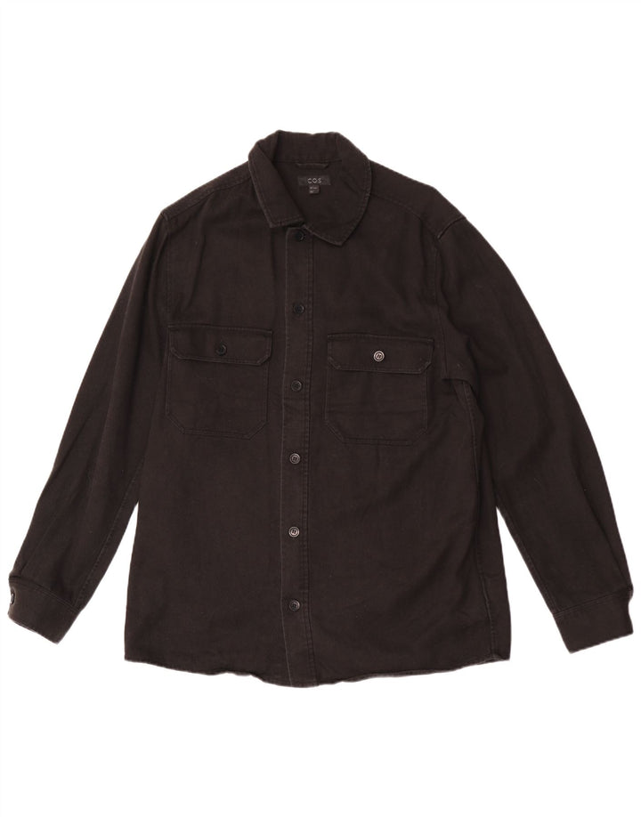 Camisa vaquera para hombre Cos Lyocell negra pequeña