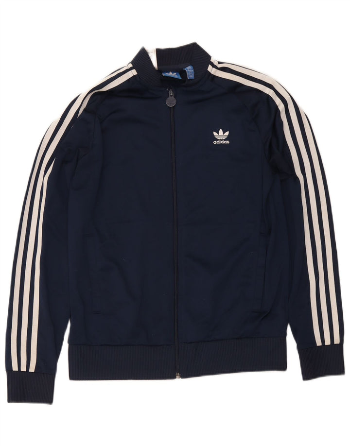 Adidas Chaqueta Chándal Niño 13-14 Años Azul Marino Poliéster