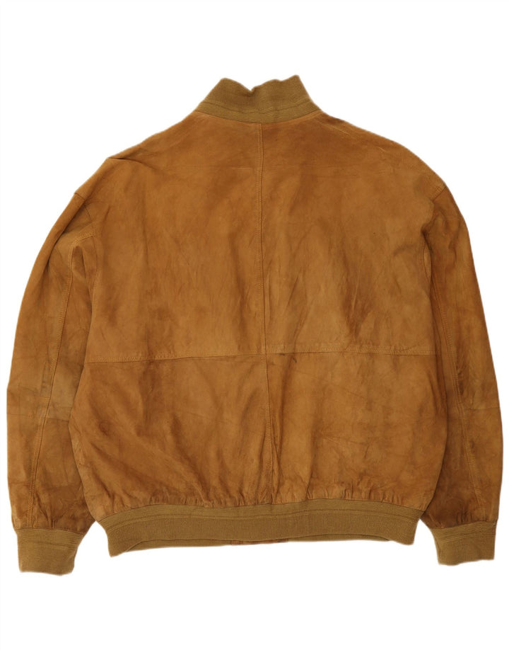 Conbipel Chaqueta Ante Hombre Talla 58 2XL Cuero Beige