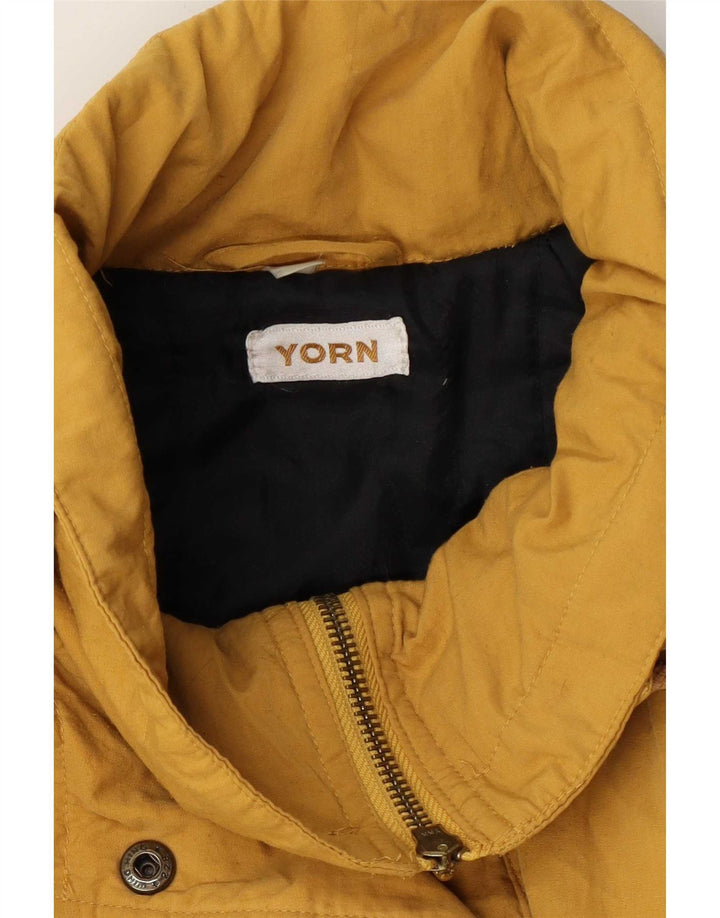 Yorn Abrigo cortavientos para mujer UK 46 Grande Amarillo
