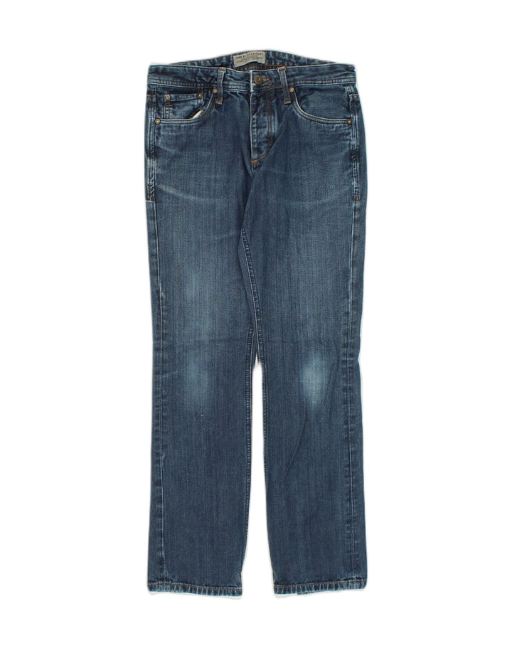 JACK & JONES Womens Regular Fit Straight Jeans W30 L30 Navy Blue Cotton | Vintage Jack & Jones | Thrift | Second-Hand Jack & Jones | Used Clothing | Messina Hembry 