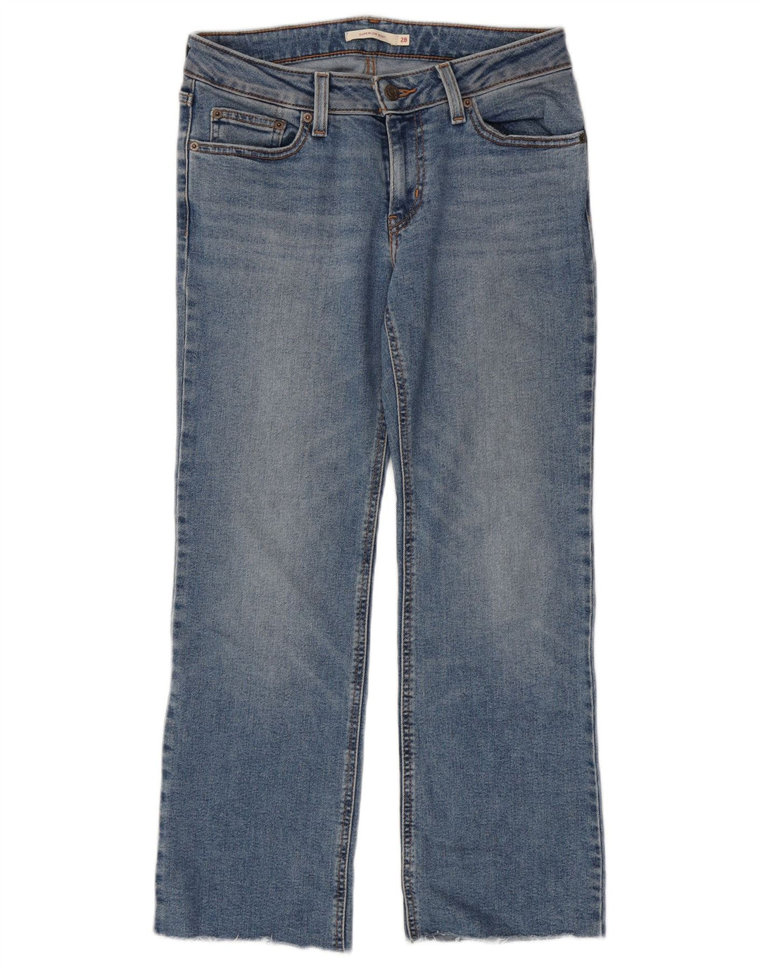 Vaqueros Levi's Super Low Bootcut para mujer W28 L30 Algodón azul