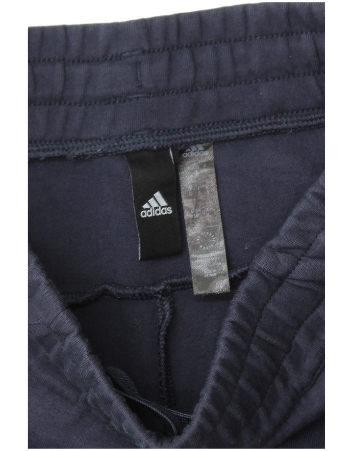 Adidas Hombre Pantalones De Chándal Pequeño Azul Marino Colorblock