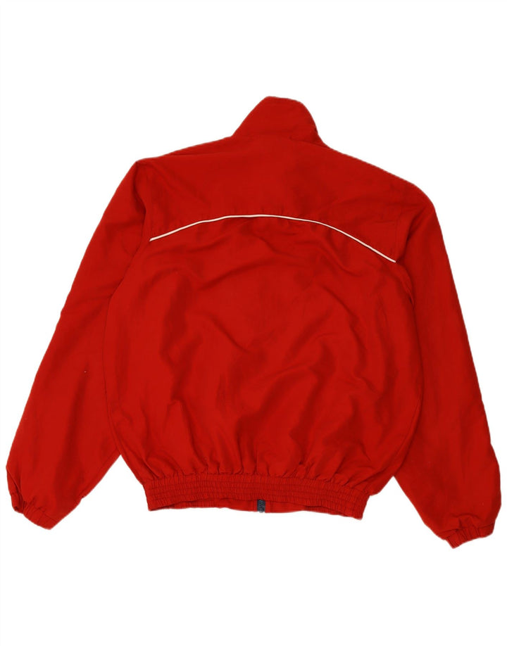UMBRO Chaqueta de chándal para hombre UK 38/40 Medium Red Colourblock Poliéster