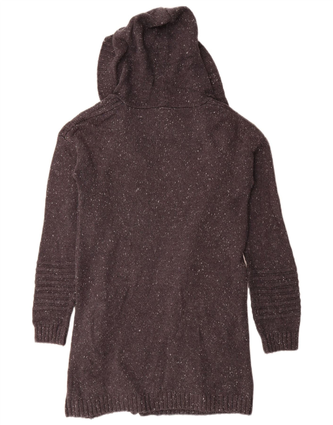 Rip Curl Suéter tipo cárdigan abierto largo para mujer Reino Unido 14 Gris medio moteado