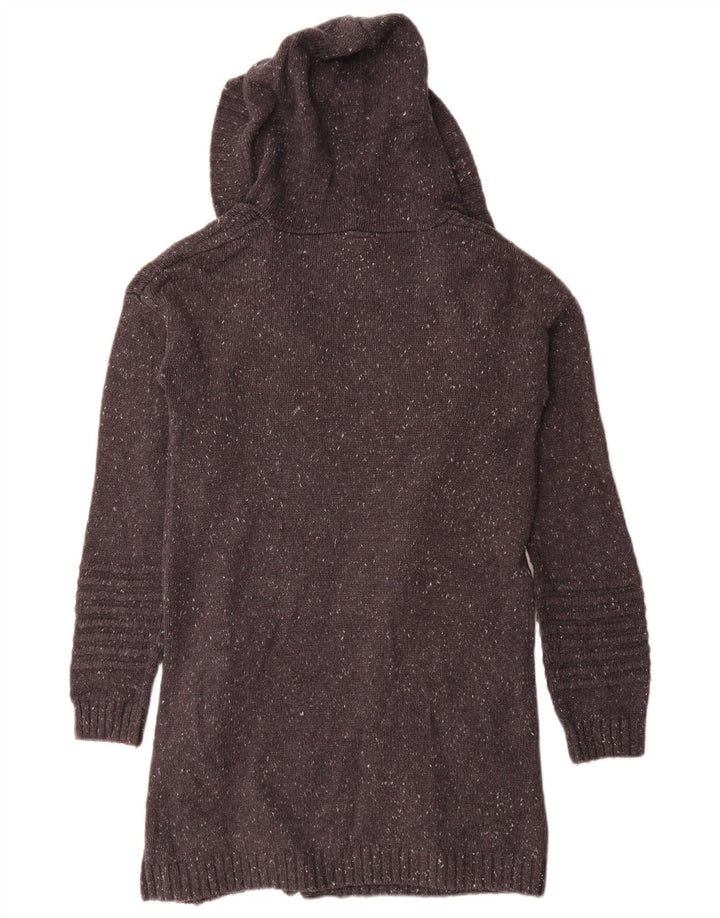 Rip Curl Suéter tipo cárdigan abierto largo para mujer Reino Unido 14 Gris medio moteado