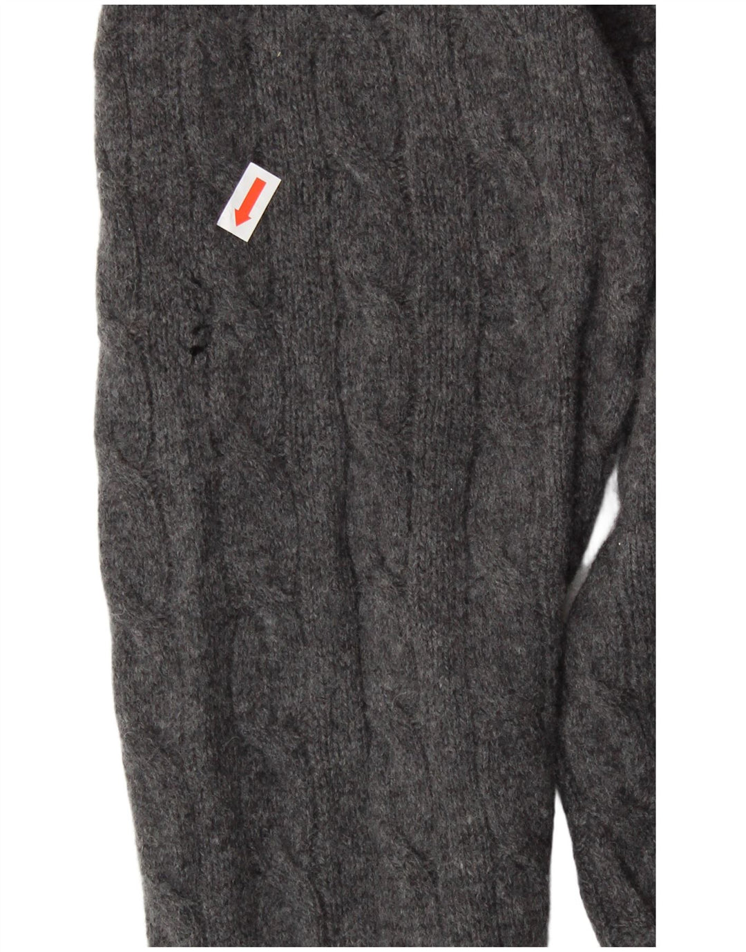 Polo Ralph Lauren - Jersey de cuello redondo para hombre, talla XL, lana gris