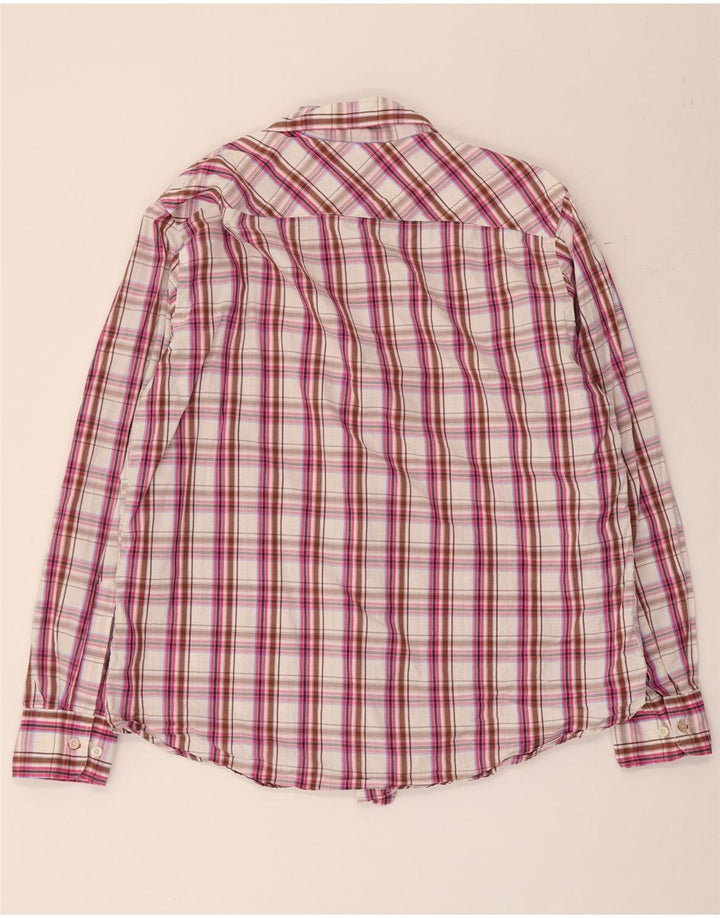 MARLBORO CLASSICS Camisa Hombre Regular Fit XL Algodón Cuadros Multicolor
