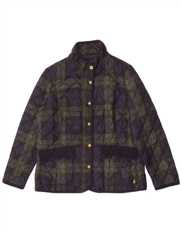 Chaqueta acolchada para mujer Joules UK 40 XL Poliéster a cuadros azul marino