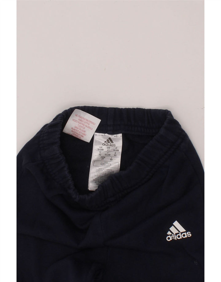 ADIDAS Pantalón Chándal Bebé Niño 18-24 Meses Azul Marino Algodón