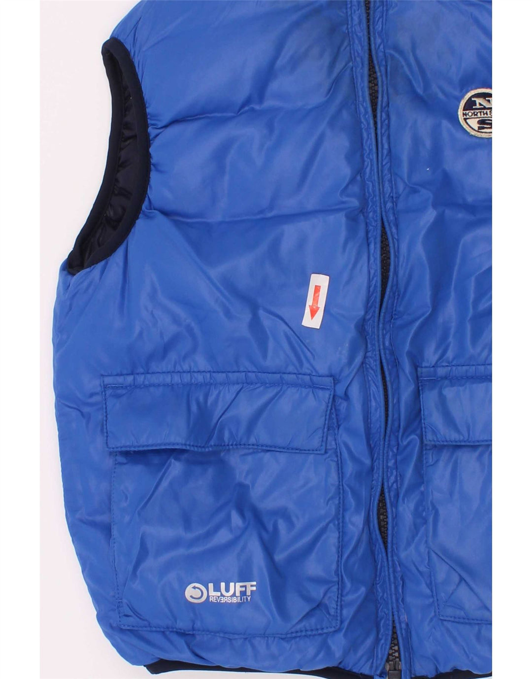 North Sails Chaleco acolchado reversible para niño 3-4 años Azul marino Poliéster