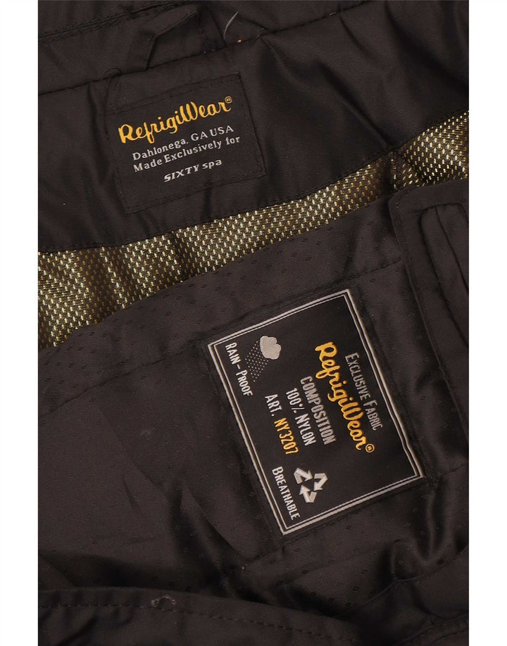 Refrigiwear Chaqueta bomber acolchada para hombre UK 40 Large Nylon negro