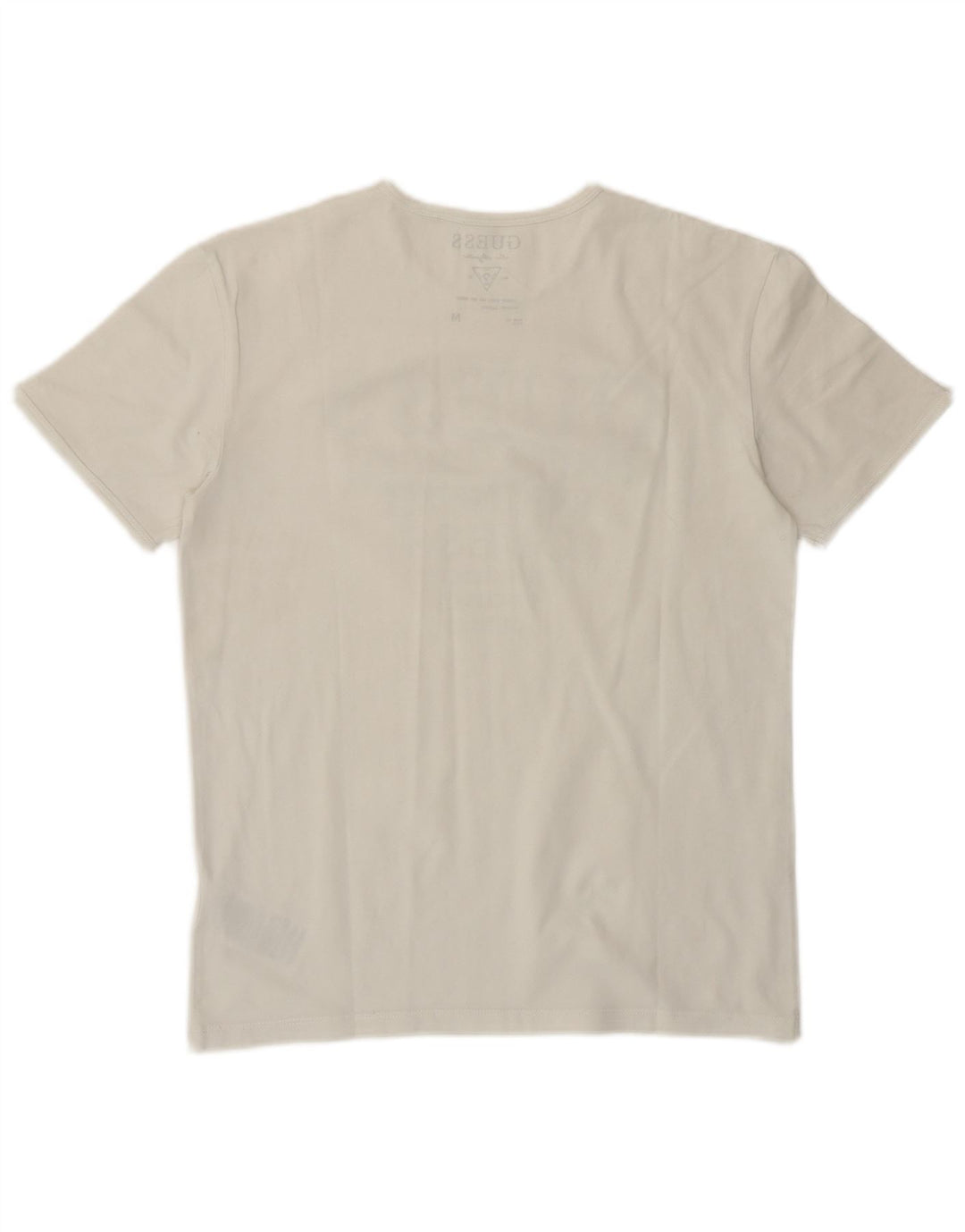 Guess Camiseta gráfica para mujer Top EU 38 Medium White Cotton Classic