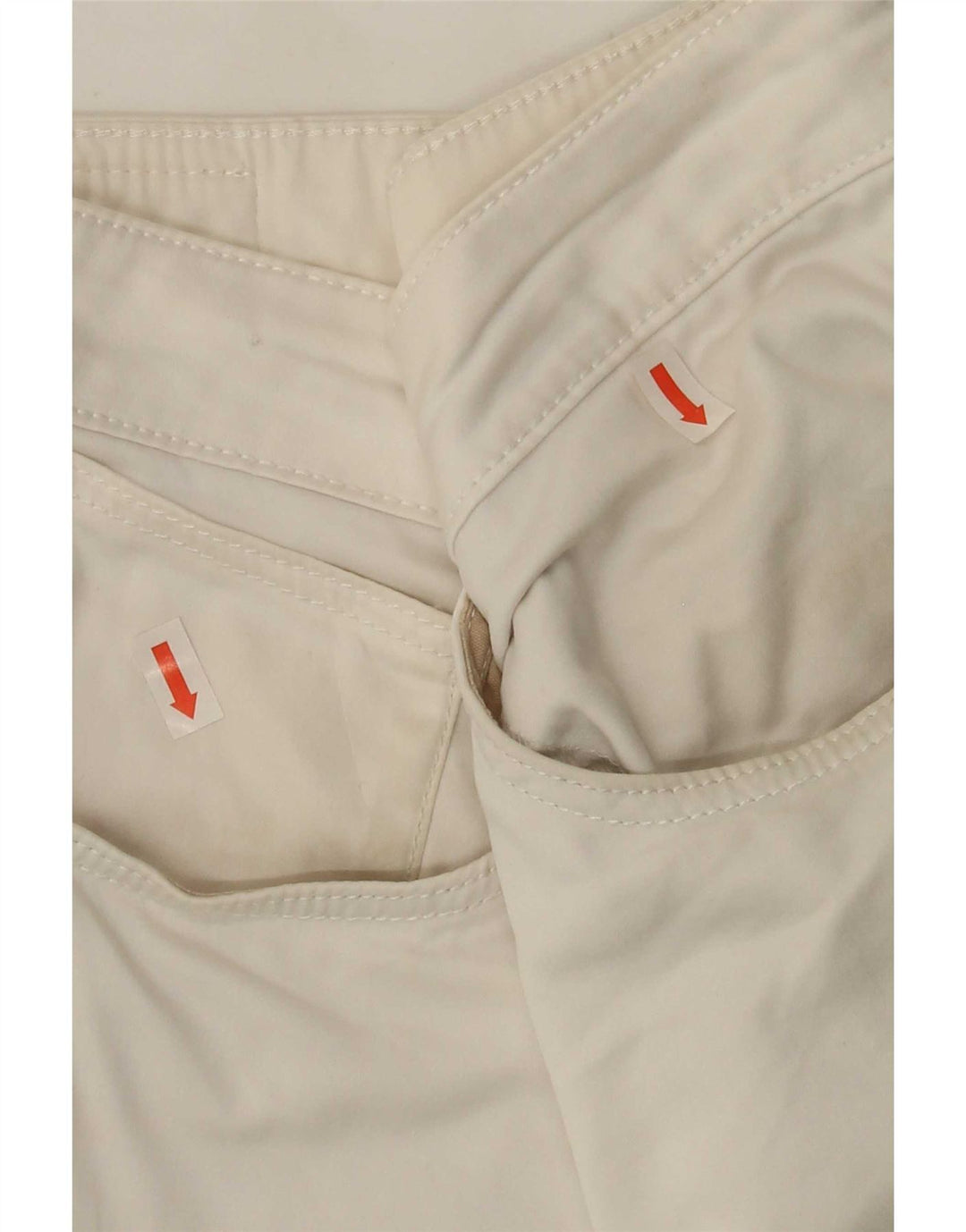 Zara Hombre Pantalones Casuales Slim EU 40 Medium W31 L29 Blanco