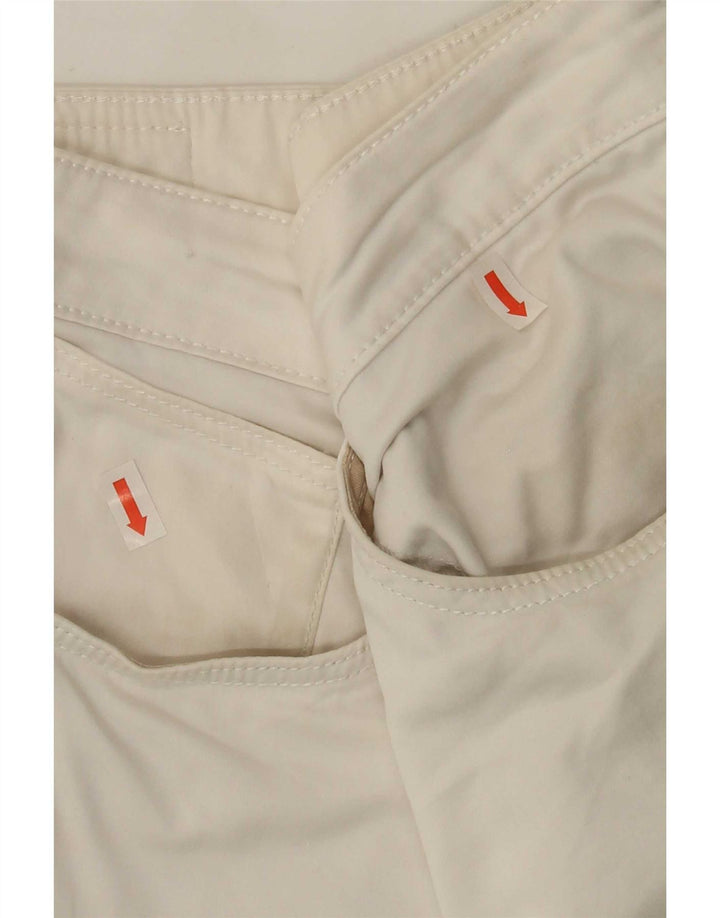 Zara Hombre Pantalones Casuales Slim EU 40 Medium W31 L29 Blanco