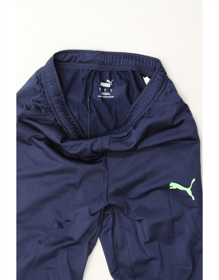 PUMA Mens Tracksuit Trousers Small  Navy Blue Vintage Puma and Second-Hand Puma from Messina Hembry 