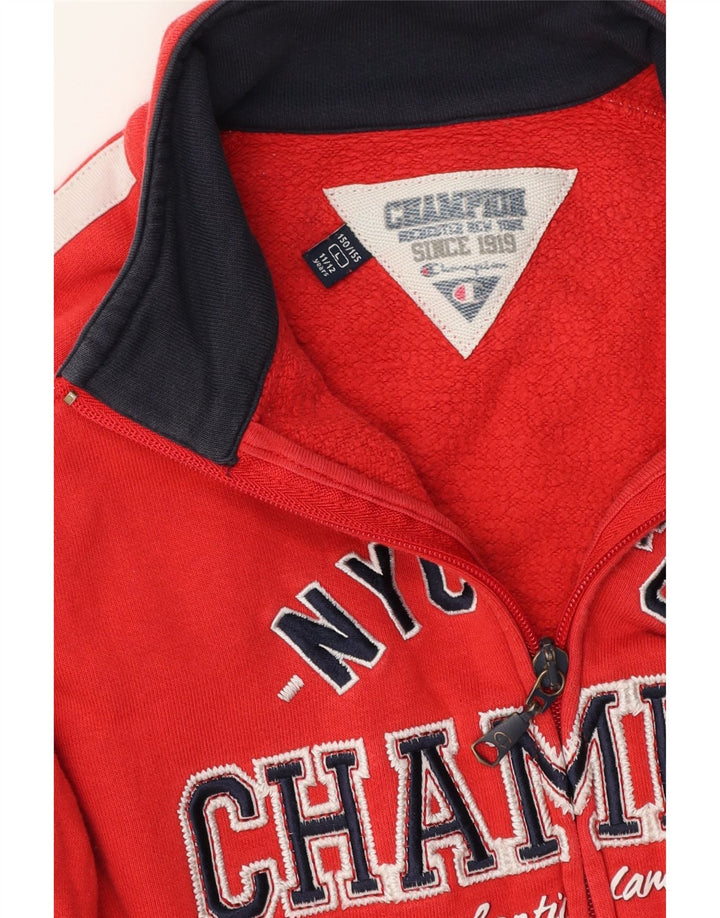 Champion Chaqueta de chándal para niños 11-12 años Grande Color Rojo