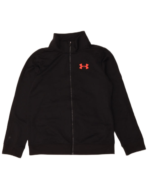 Under Armour Chaqueta de chándal para niños 11-12 años Grande Negro Poliéster