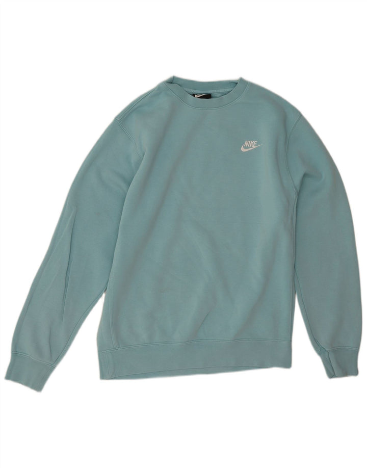 Nike Hombre Sudadera Jumper Small Turquesa Algodón