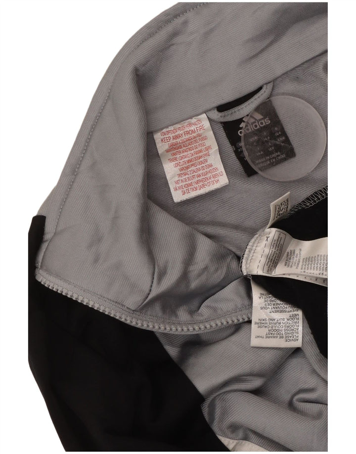 ADIDAS Chaqueta de chándal para niño 13-14 años Gris Poliéster color block