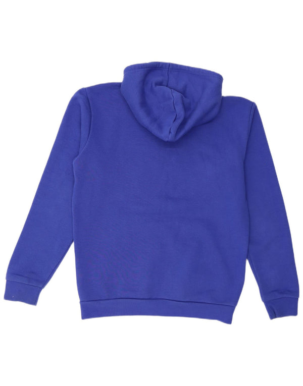 Adidas Hombre Sudadera Con Capucha Jumper Azul Medio Algodón