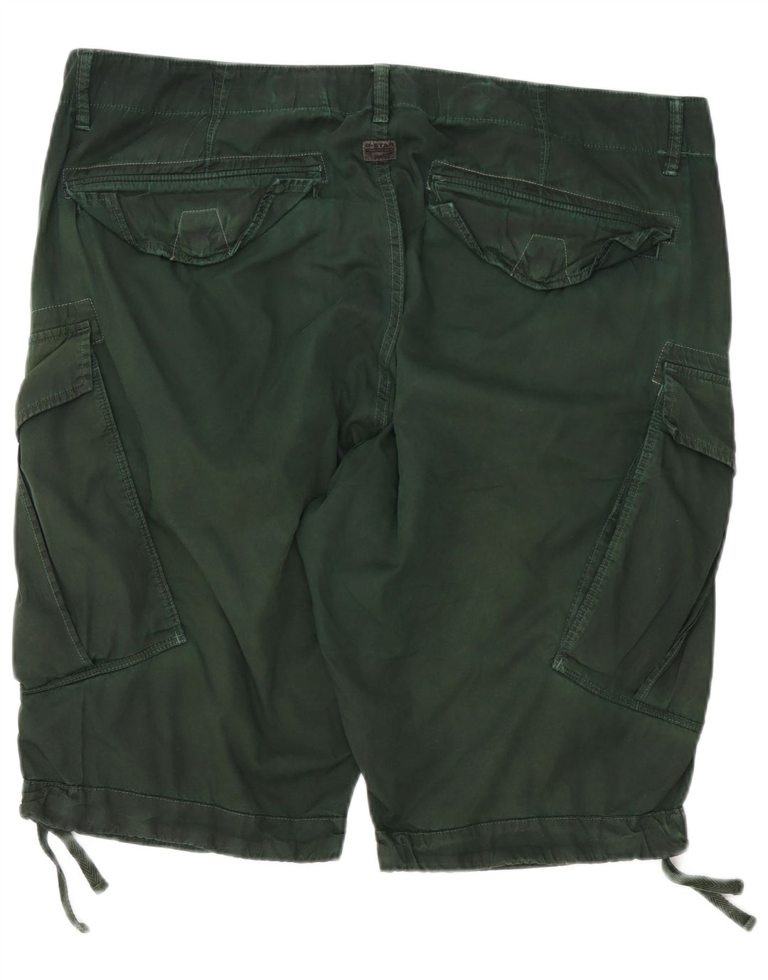 G-STAR Pantalones cortos cargo holgados para hombre W40 XL Algodón verde