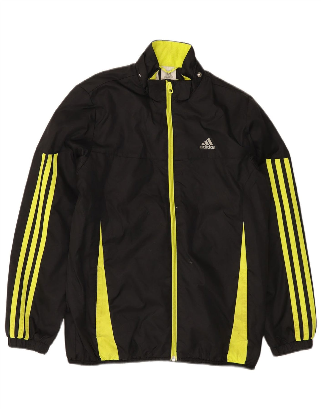 ADIDAS Chaqueta de chándal para niño 11-12 años Nylon color block negro