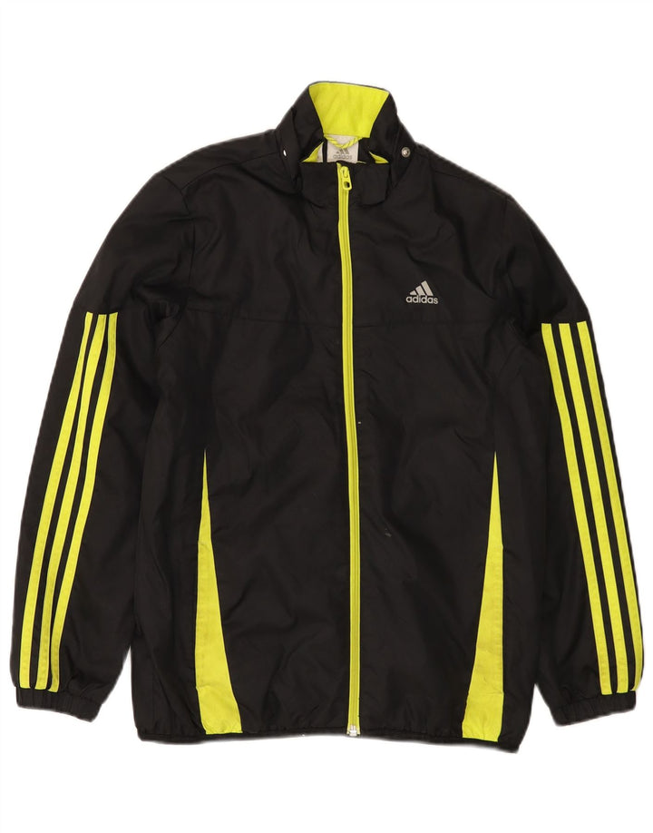 ADIDAS Chaqueta de chándal para niño 11-12 años Nylon color block negro