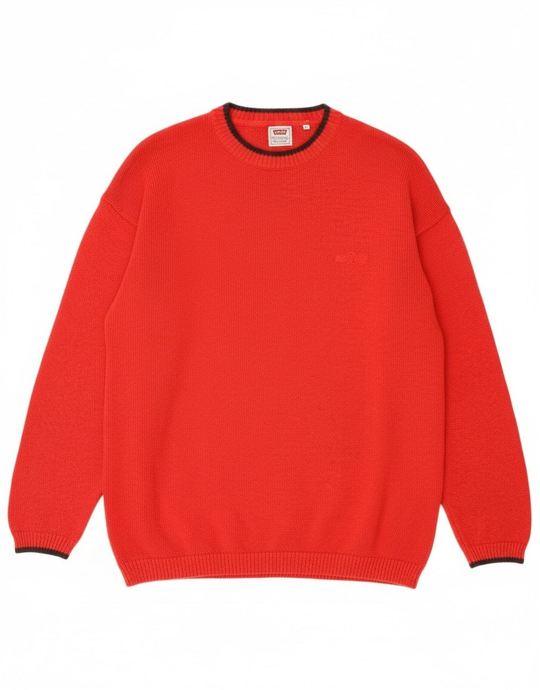 Levi's Jersey De Cuello Redondo Para Hombre XL Algodón Rojo