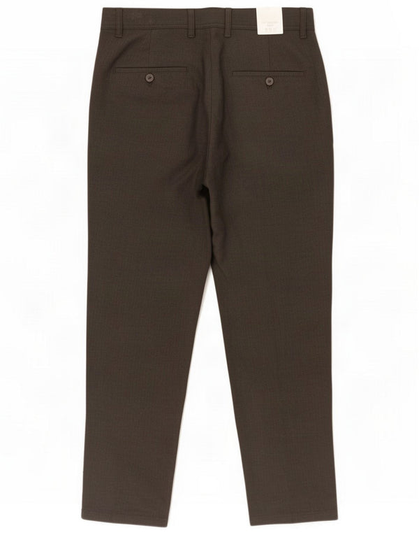 Pantalones informales ajustados Zara para hombre EU 40 Medium W31 L27 Poliéster gris
