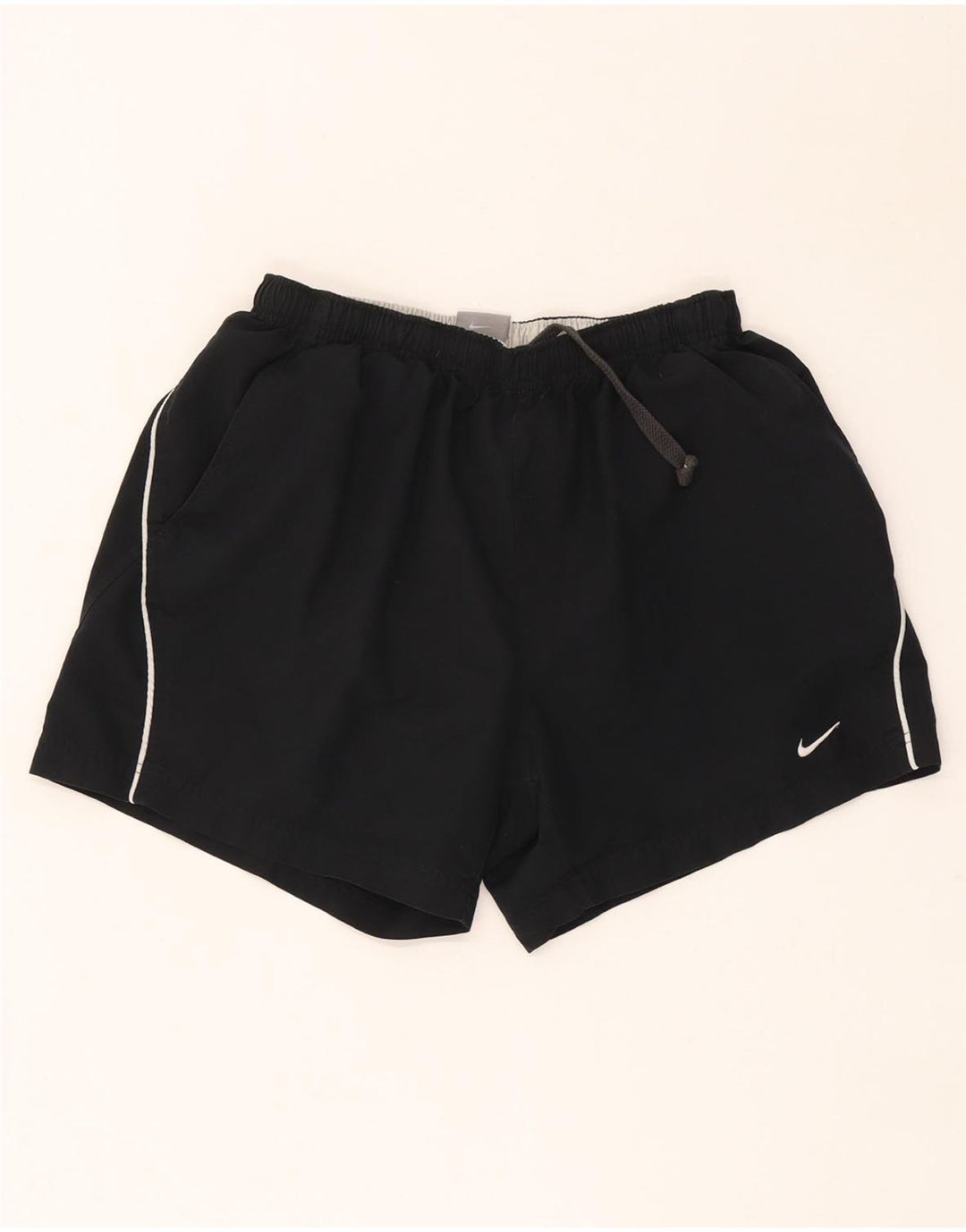 Nike - Pantalones cortos deportivos para mujer, talla 40, talla M, poliéster negro