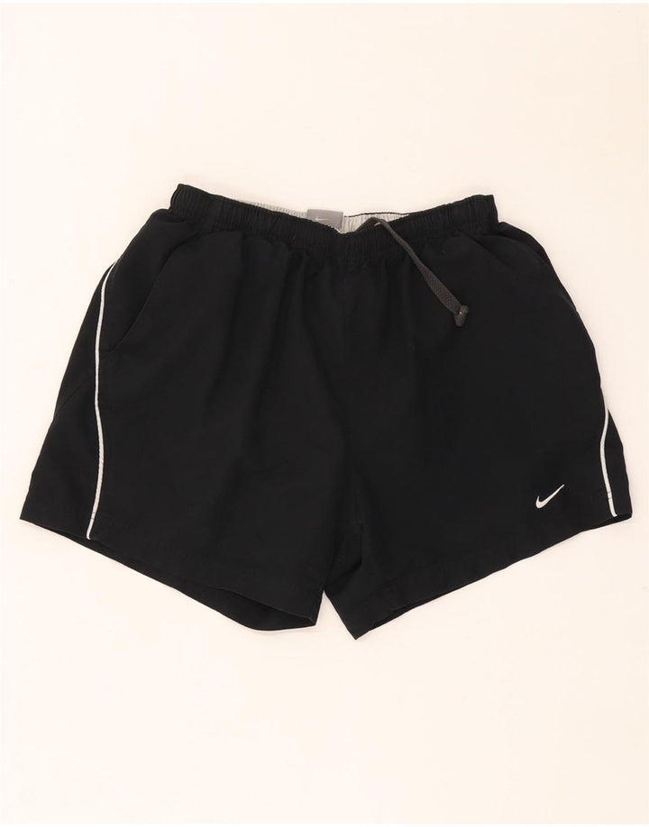 Nike - Pantalones cortos deportivos para mujer, talla 40, talla M, poliéster negro