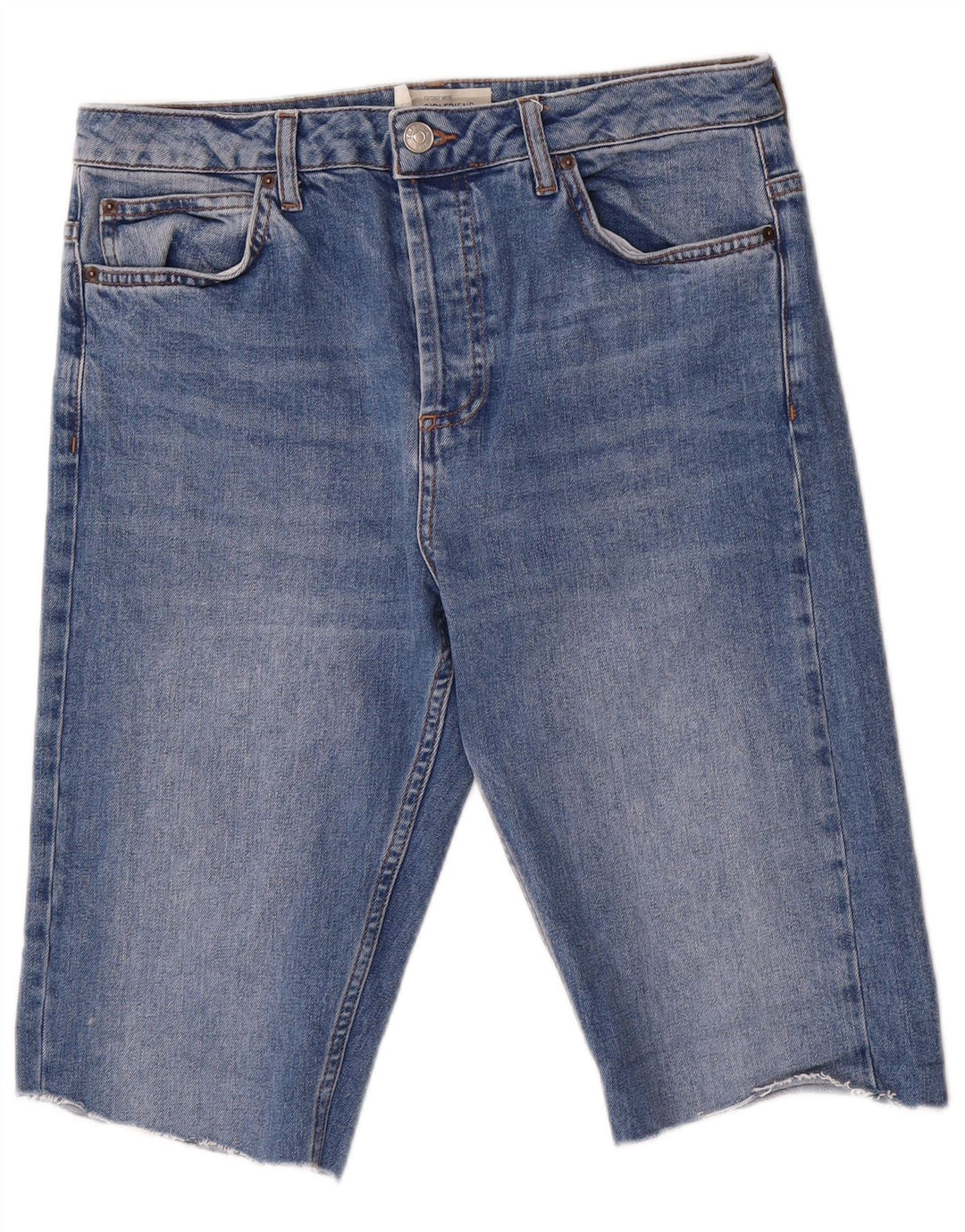 Shorts Vaqueros Mujer Topshop W30 Algodón Azul Medio