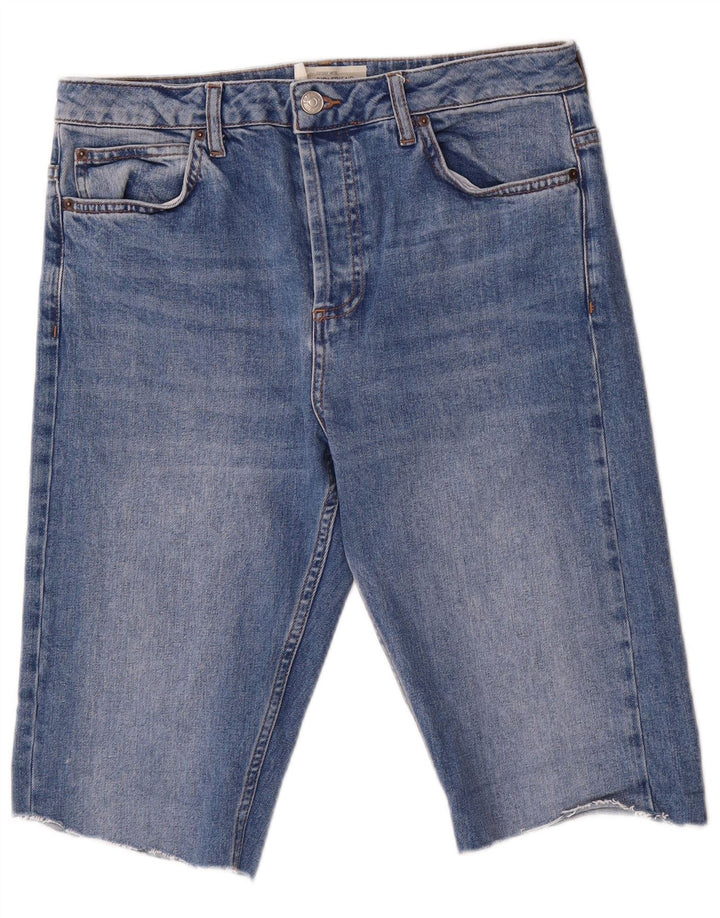 Shorts Vaqueros Mujer Topshop W30 Algodón Azul Medio