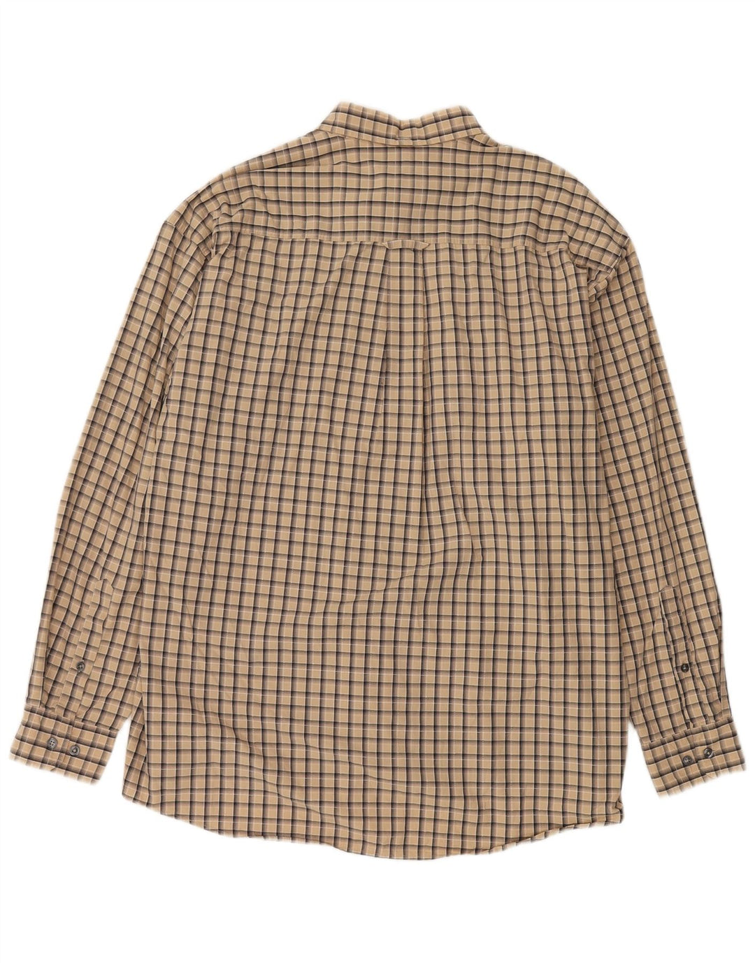 Camisa Camel Active Hombre XL Cuadros Beige