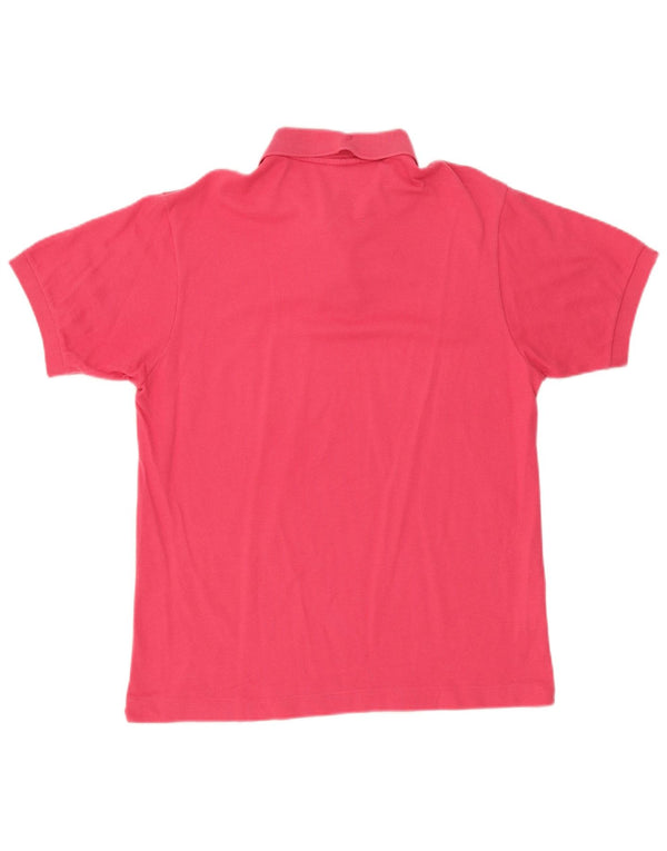 Polo Lacoste para hombre talla 4 algodón rosa mediano