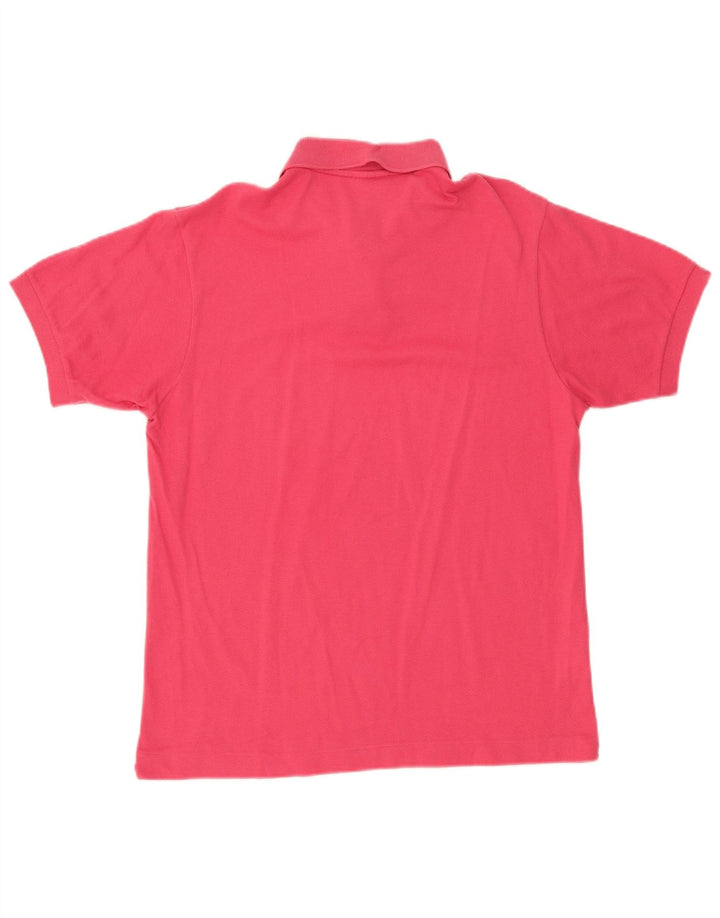 Polo Lacoste para hombre talla 4 algodón rosa mediano