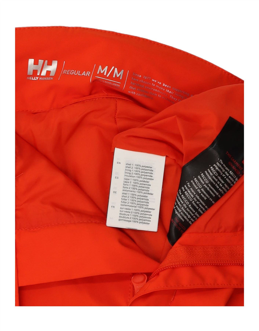 Helly Hansen Pantalones De Esquí Hombre Poliéster Rojo Mediano