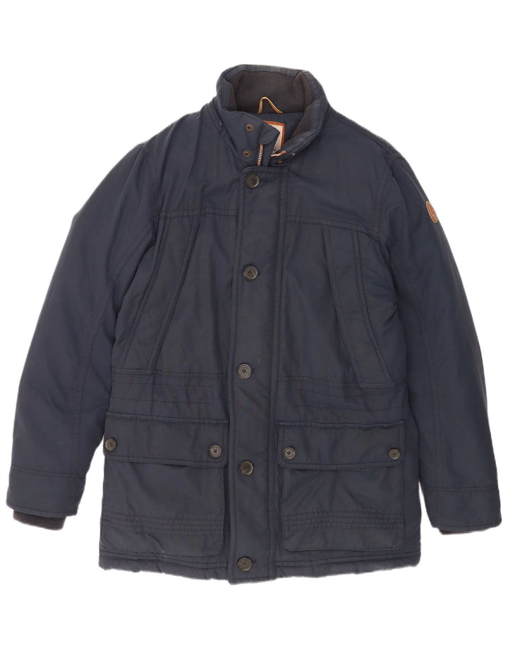 Timberland Abrigo acolchado para hombre Reino Unido 40 Grande Algodón azul marino