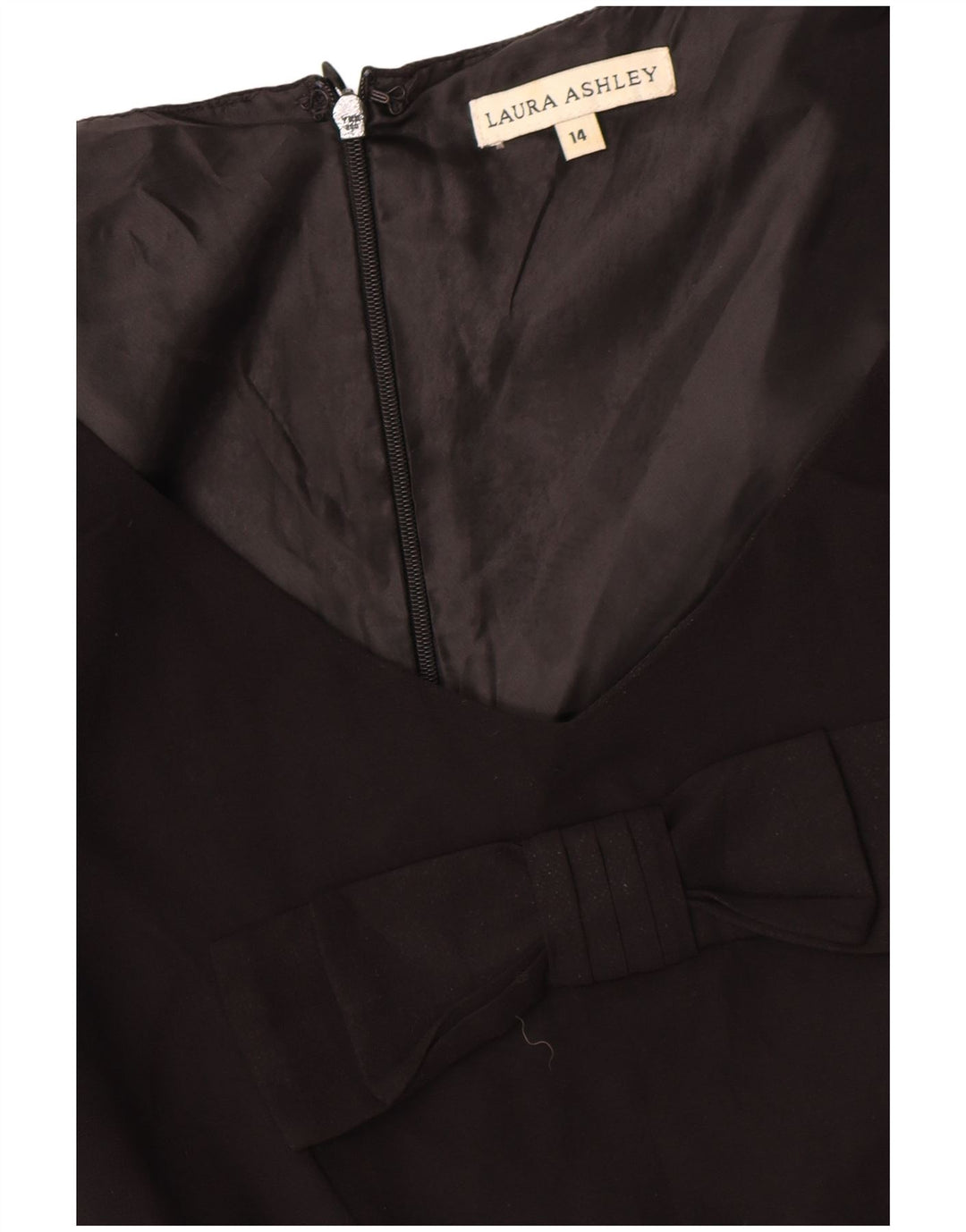 Laura Ashley Vestido tubo para mujer UK 44 Grande Poliéster color negro