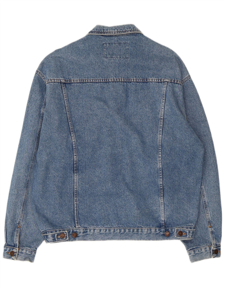 Casucci Chaqueta vaquera para hombre UK 40 Grande Algodón azul